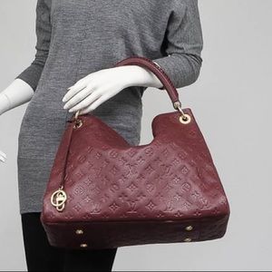 💯LEATHER LOUIS VUITTON ARTSY MM